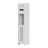 White Small Bathroom Storage Cabinet, Slim Narrow Freestanding Waterproof Organizer with Hidden Toilet Paper Holder, 4-Tier Corner Cabinet for Bathroom, Toilet, Laundry Room, Bedroom, Living Room