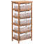 Midsomer Wicker Bathroom Shelves