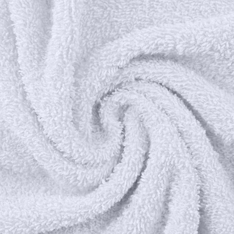 Terrycloth Bath Towels, White
