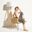 Emma 61 in. Mid-Century Modern LED Energy-Efficient Floor Lamp with Fabric Drum Shade and Tripod Wooden Legs-79261727