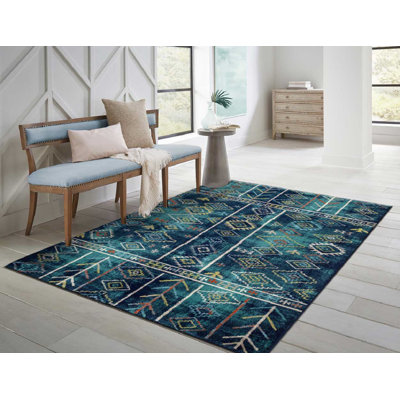 Wool Abstract Indoor / Outdoor Rug