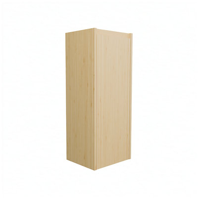 Armoire murale en bambou à grande capacité, de conception rustique avec rangement spacieux pour les salles de bain modernes