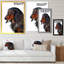 " Portrait Of A Dachshund "-67395797-67395803