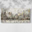 Paysage urbain abstrait - Toile tendue avec châssis - Prêt à accrocher-736447929