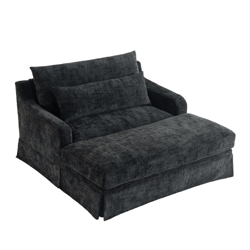 Méridienne 59,5 po, Noir
