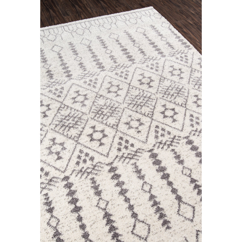 Tapis ivoire à motif sud-Ouest Begley, Rectangle 2 pi x 3 pi