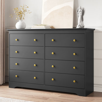 Dresser, 55" W Double Dresser For Bedroom