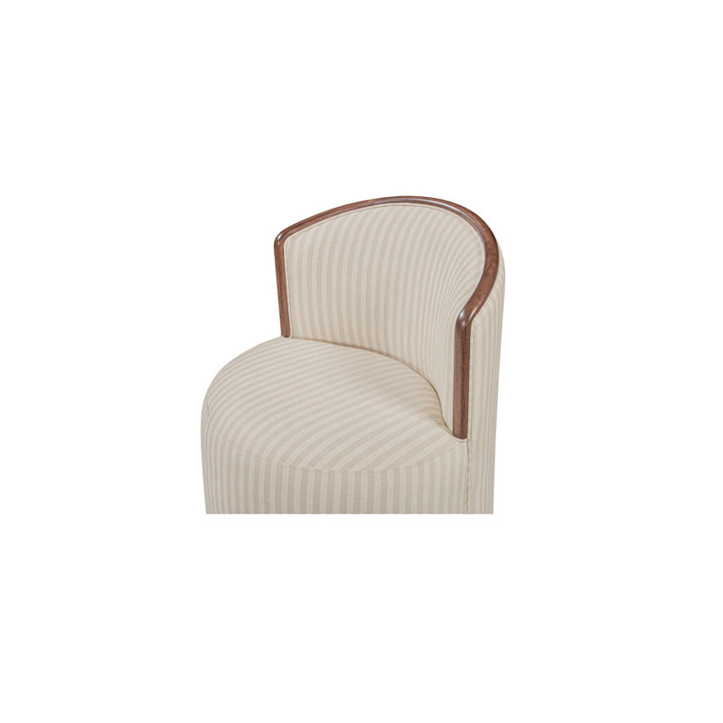 Rossi Swivel Dining Chair Cream, White; Gray