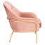 Fauteuil en velours de 26,25 po Margo-1636781429