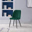 Barez Velvet/Suede Upholstered Armless Dining Chair with Adjustable Feet-887295321