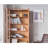 Glass door large capacity storage display cabinet