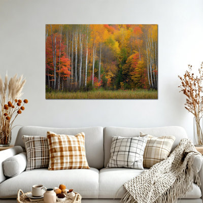 Art mural d'automne, décoration murale photos d'automne, art mural sur toile d'automne, art mural d'automne pour le salon, art mural nature pour chambre à coucher, peinture murale d'automne prête à être suspendue sur toile 28 po x 40 po