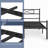 Birmati Metal Platform Bed Minimalist Bed Frame with Headboard and Footboard-306807483-306807482