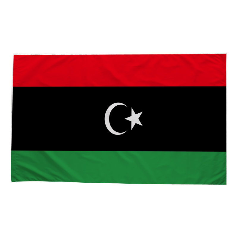 Drapeau de la Libye - drapeau extérieur, H 36 po x l 60 po