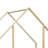 WoodNest House-Shaped Floor Bed with Guardrails-115684339-115684341