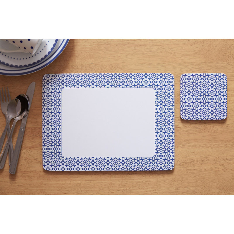 Loranger Melamine Geometric Rectangle Placemat