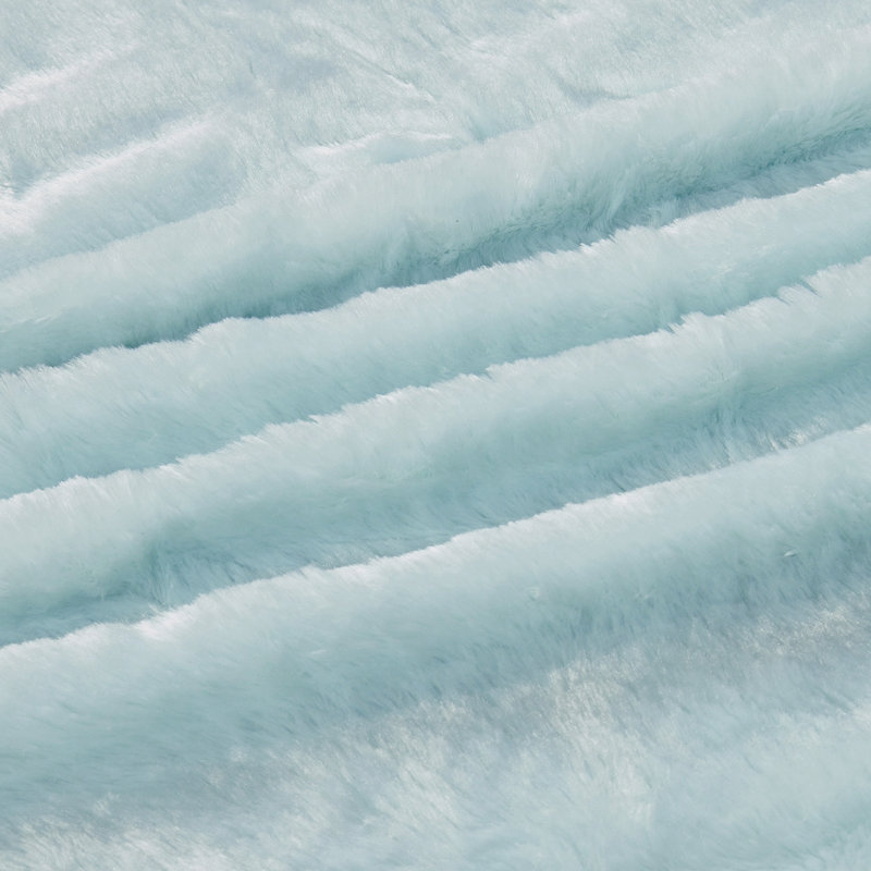 Throw Blanket, Light Blue, 50" W x 70" L