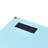 Baby Blue And Gold Writing Desk With USB Ports, High Gloss Finish, Spacious And Uncluttered Workspace For Modern Home Offices.-365705046-365705047