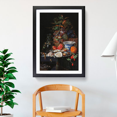 Fruits and Oysters Vol.2 by Abraham Mignon - Picture Frame Painting
