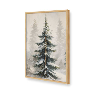 «Winter Pines II» par Jo Moulton, reproduction d'art sur toile