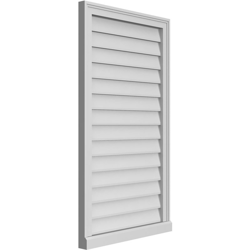Cadre de seuil Brickmould, brun clair apprêté, H 42 po x l 24 po x P 2 po