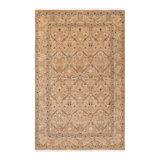 Classic One-of-a-Kind 6'3" X 9'2" Hand Knotted Area Rug