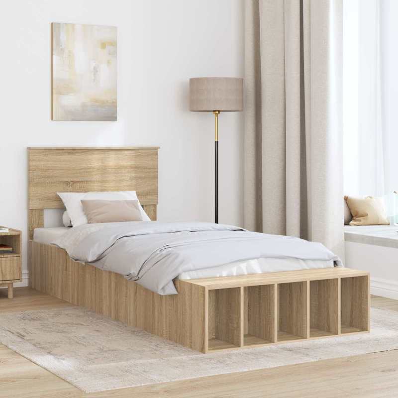 Bed Frame, Small Single (2'6), Sonoma Oak