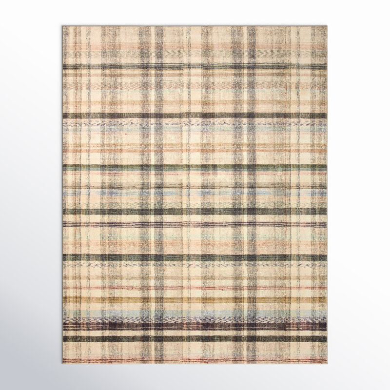 Chris Loves Julia x Loloi Humphrey Collection HUM-02 Ivory/Green/Gray/Black, Contemporary Area Rug, Rectangle 7'3" x 9'3"