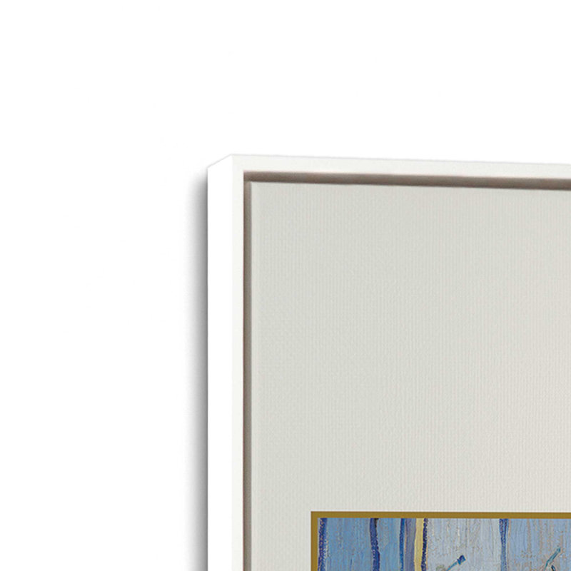 La Chambre v3 de Van Gogh, reproduction sur toile dans un cadre, H 18,75 po x l 12,75 po, Blanc opaque