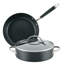 Anolon Advanced Home Hard Anodized Nonstick 3 Piece Cookware Set, Onyx