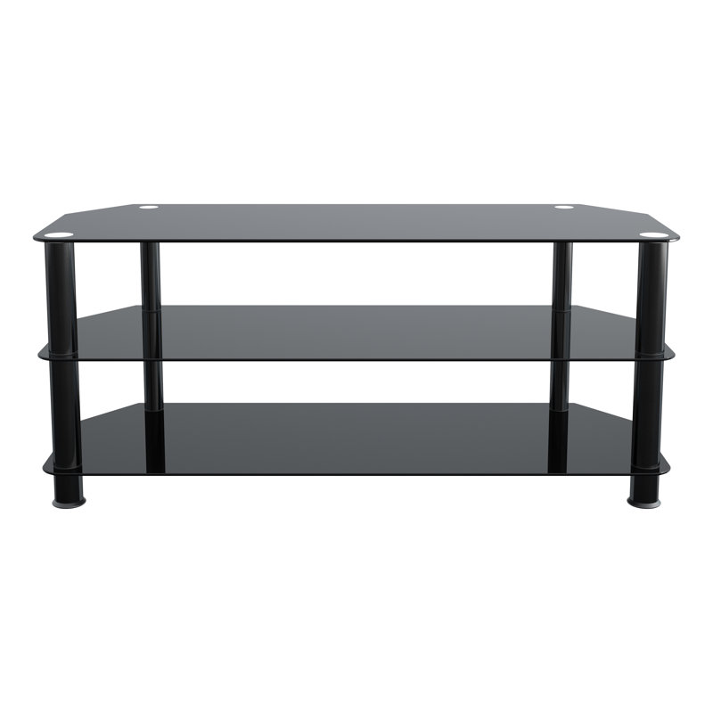 Agosto-Collazo TV Stand, Black Black, 44.88"