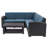 Jeramya 5 - Person Patio Conversation Set with Cushions-144718735-267594253