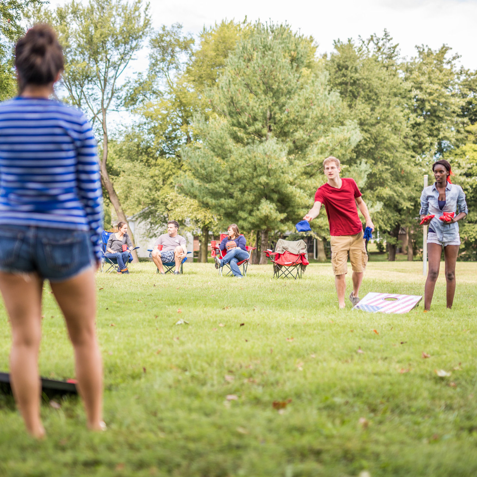 Patriotic Bean Bag Toss Set