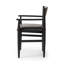 Harding Polyurethane Low Back Armchair in Black