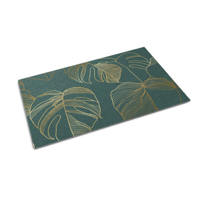 Non-Slip Floral Outdoor Doormat