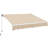 Yaheetech Fabric Beige Cover Retractable Patio Awning-94592229-66002068