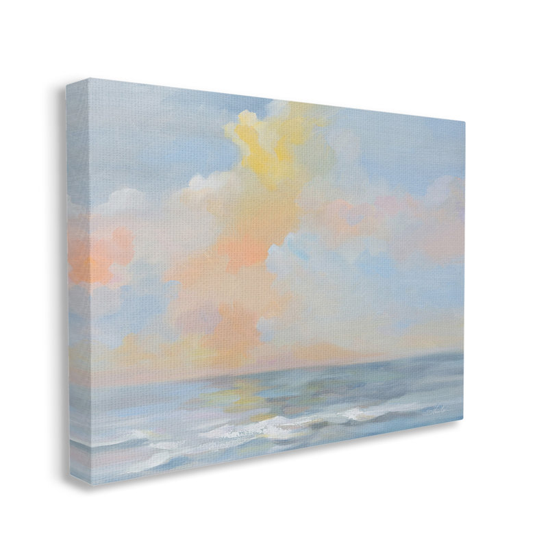 Nuage de mer et pastel, H 24 po x l 30 po