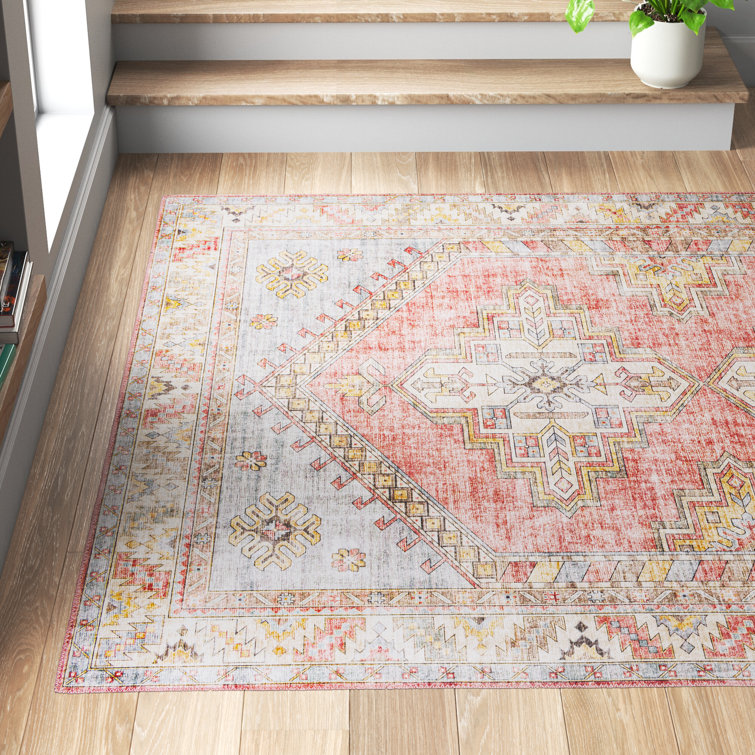 Tapis rouge / bleu Fleckenstein