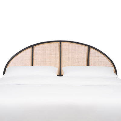 Elara Rounded Rattan Headbord