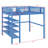 Alexandreia Metal Loft Bed with 4-Tier Shelves and Storage-1768947677-1780834314