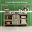 59"Sideboard With Thick Top  Buffet Cabinet