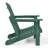 Laguna Outdoor 5-Piece Adirondack Chair With Square Coffee Table Conversation Set-108401497