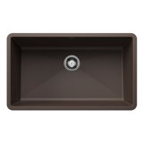 Precis SILGRANIT 32" L X 19" W Super Single Undermount Kitchen SInk