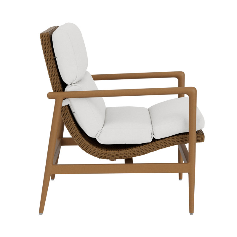 Outdoor Dining Armchair, Hickory