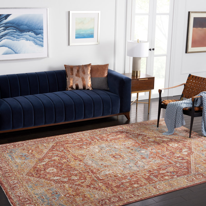 Tapis oriental rouille, Rectangle 8 pi x 10 pi