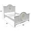 Lit double blanc Sauval