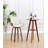 Livingston 27.55" Swivel Faux Leather Mid-Century Bar Stool-1666682194