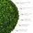 15.7 " H Faux Boxwood Topiary