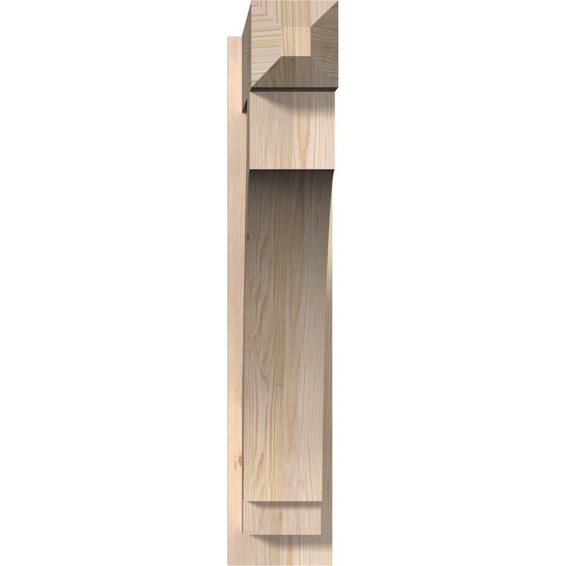 Persienne impériale, Sapin Douglas de 7 1/2 po (lisse), P 32 po x H 38 po