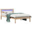 With LED Strip Lights With Headboard Solid Pine Wood-1210906017-1210906021